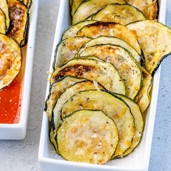 AIR FRYER ZUCCHINI CHIPS