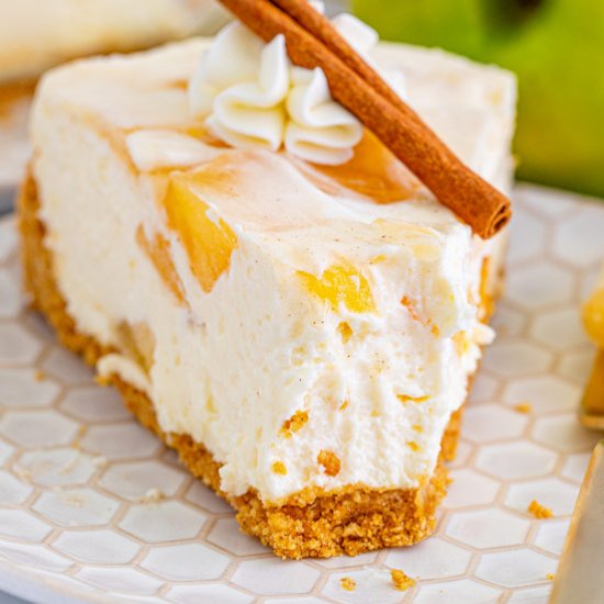 No Bake Apple Cheesecake