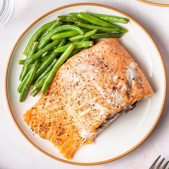 Crab Stuffed Salmon