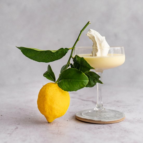 Lemon Labneh Posset