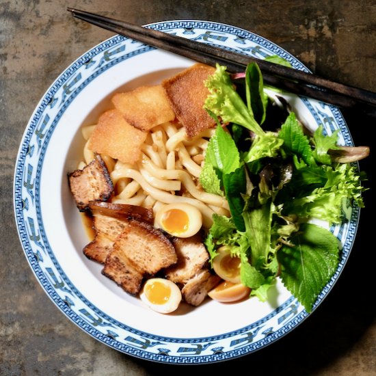 Pork Udon Noodles (≈ Cao Lau)