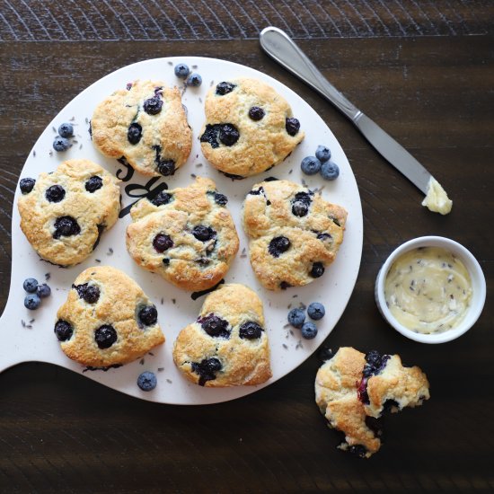 Blueberry Lavender Scones