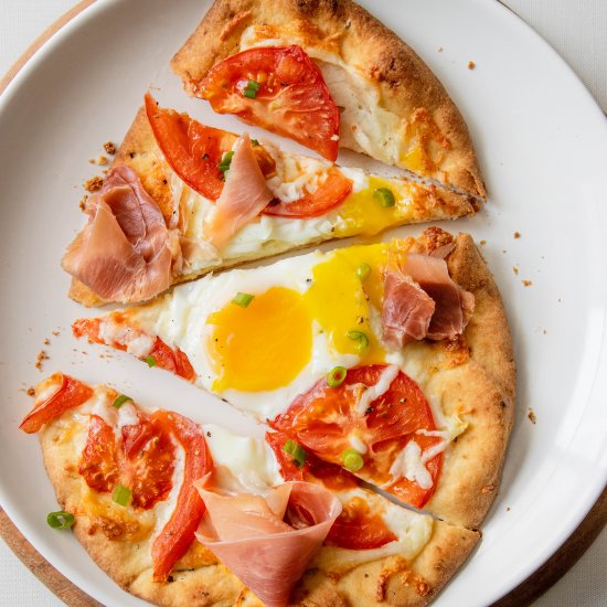 Naan Breakfast Pizza