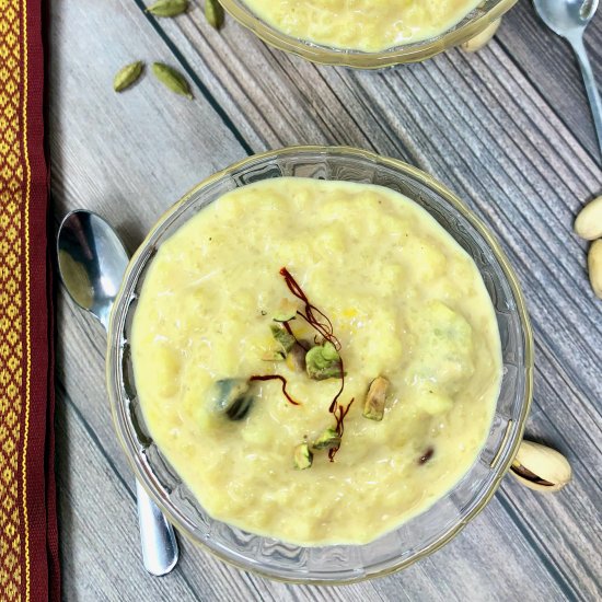 Instant Pot Rice Pudding