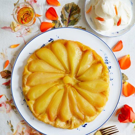 Pears & Honey Tart Tatin