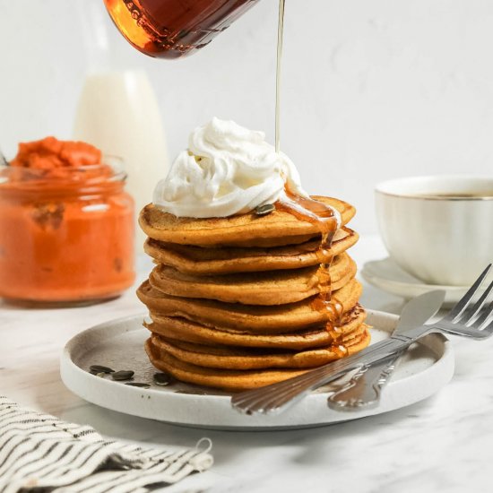 Vegan Pumpkin Pancakes