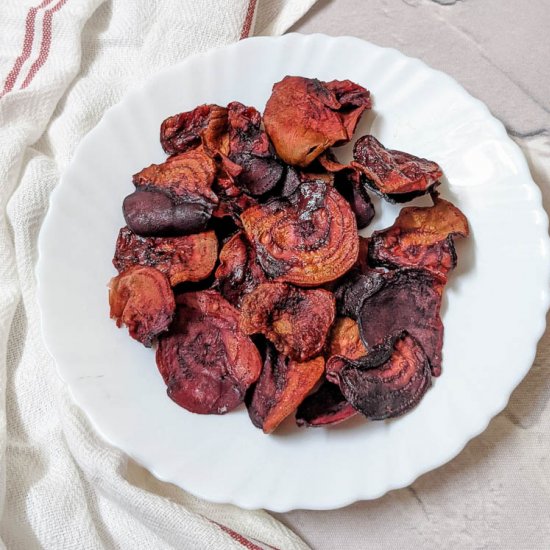 Air fryer Beet Chips