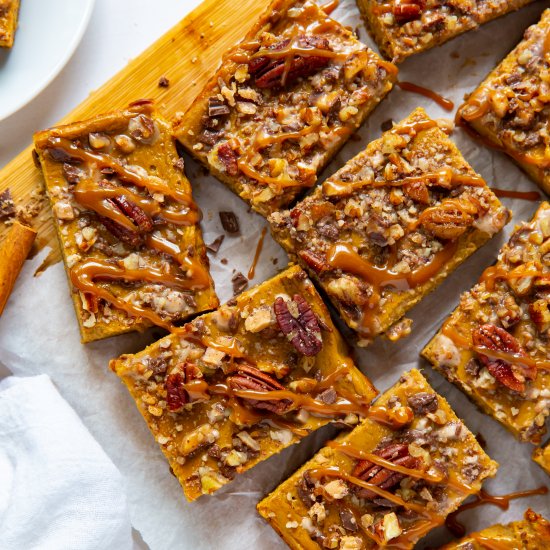 Pumpkin Pecan Bars