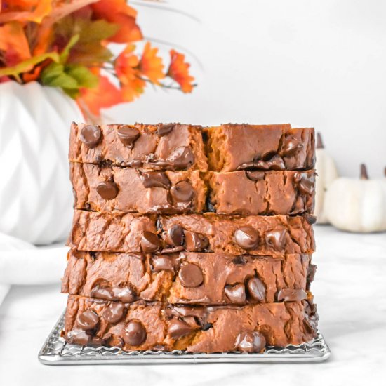 Pumpkin Chocolate Chip Bread