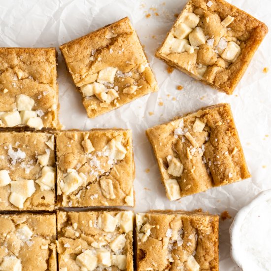 Ginger Brown Butter Blondies