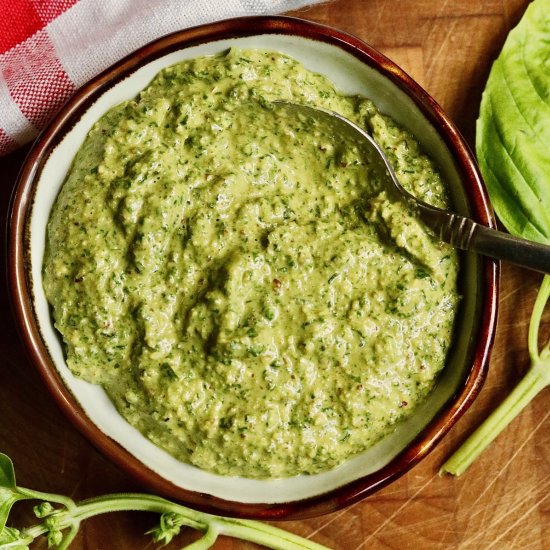 5-Minute Vegan Pesto