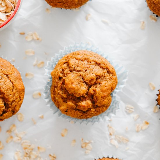 Oatmeal Butternut Squash Muffins