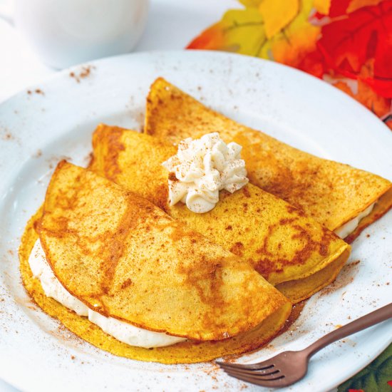 Pumpkin Crepes