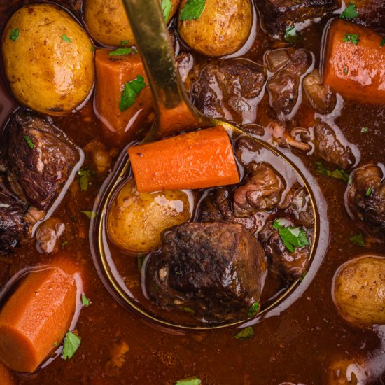 Crockpot Beef Bourguignon