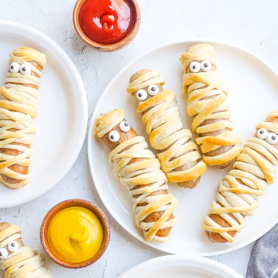 Halloween Mummy Dogs