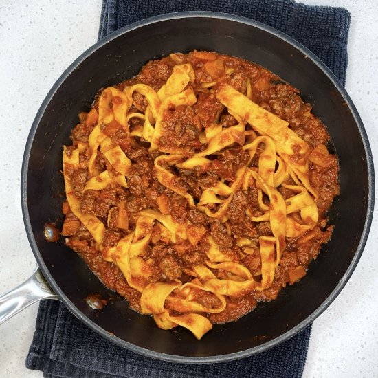 Homemade Turkey Bolognese