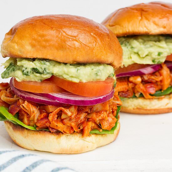 Ultimate BBQ Jackfruit Burger