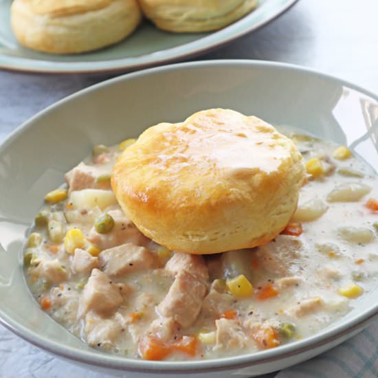 Easy Instant Pot Chicken Pot Pie