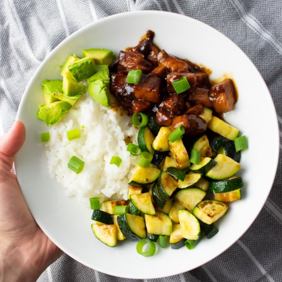 One-Pan Teriyaki Salmon Bowls (AIP)