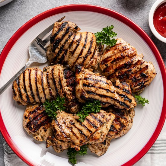 Grilled Chicken Thighs