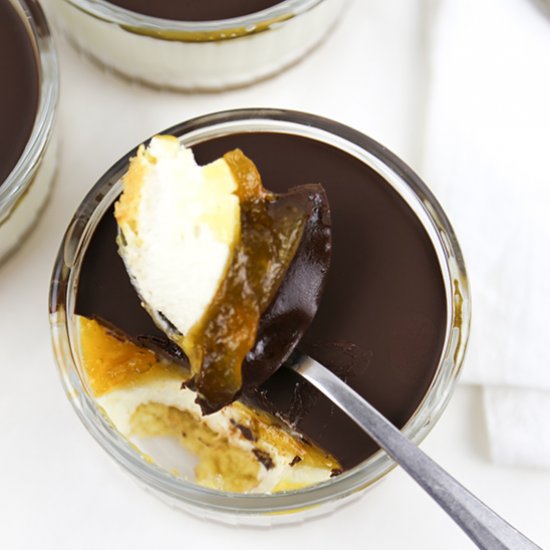 VEGAN JAFFA CAKES DESSERT