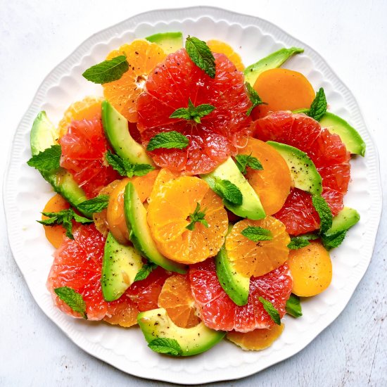 Grapefruit & Avocado Salad