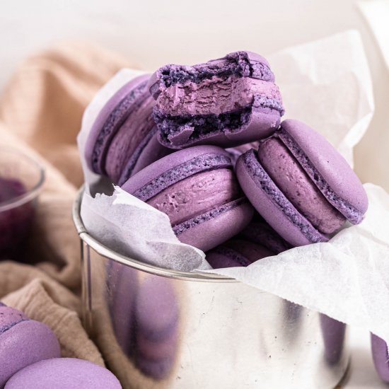 Ube Macarons