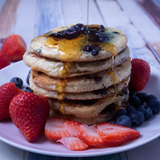 Blueberry Buttermilk Pancakes