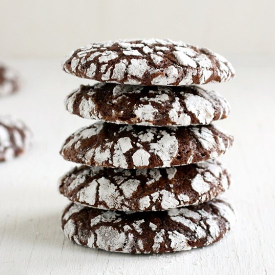 Best chocolate crinkle cookies