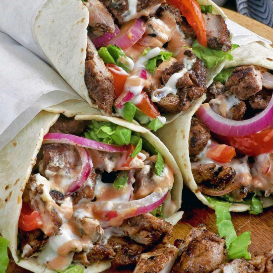 CHICKEN SHAWARMA