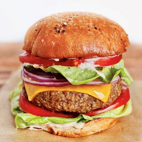 Juicy Vegan Burgers