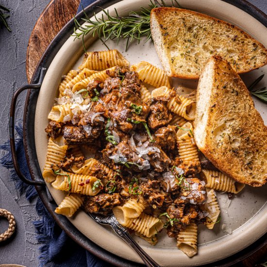 Pork and Shiitake Mushroom Ragù