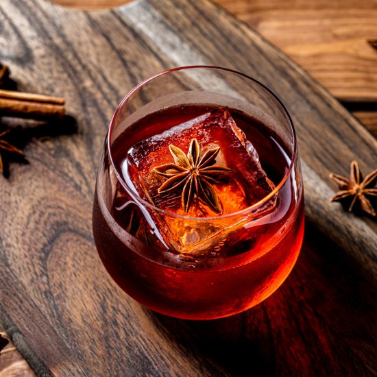 Chocolate Almond Autumn Negroni