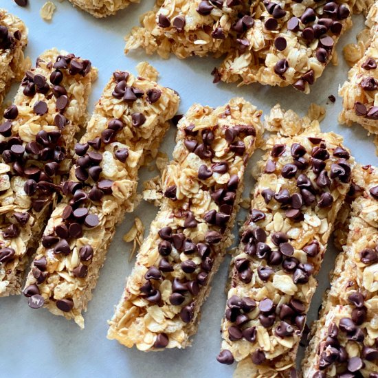 Chocolate Chip Granola Bars