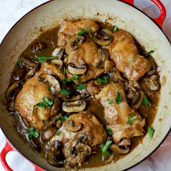 Mushroom Chicken Marsala