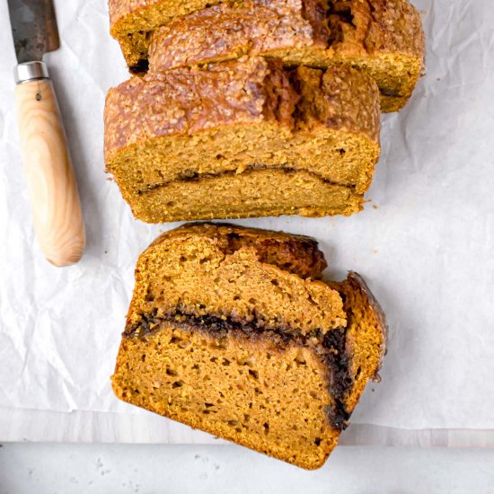 Cinnamon Swirl Pumpkin Bread