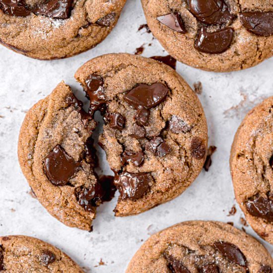 Chocolate Chip Molasses Cookies