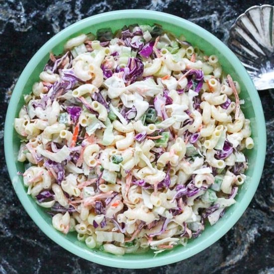 Macaroni Slaw – GF, Low FODMAP