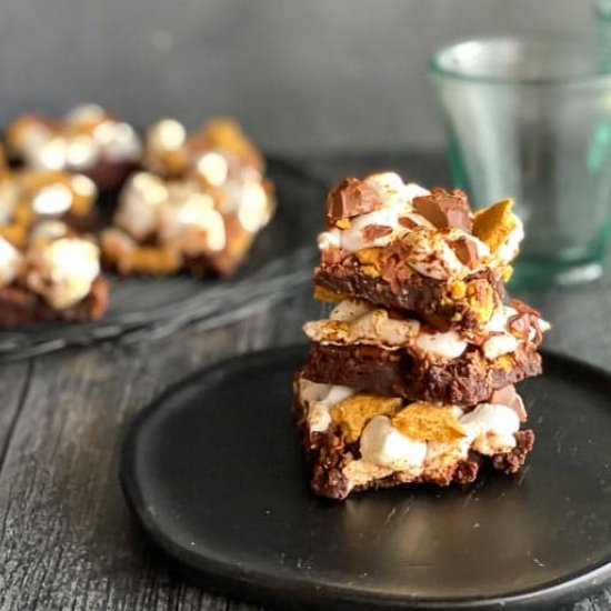 One Bowl S’mores Brownies