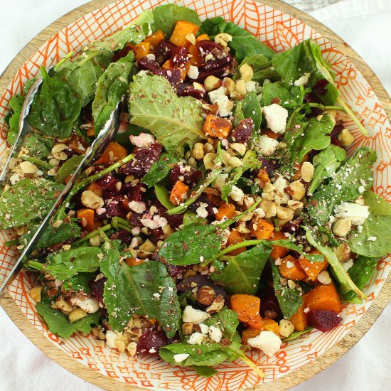 Pumpkin and Beet Salad