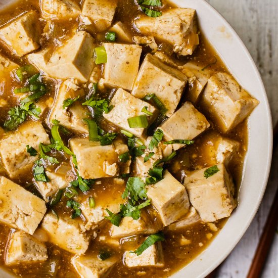 Easy Chinese Sticky Tofu