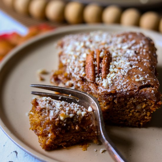 Maple Pecan Blondies