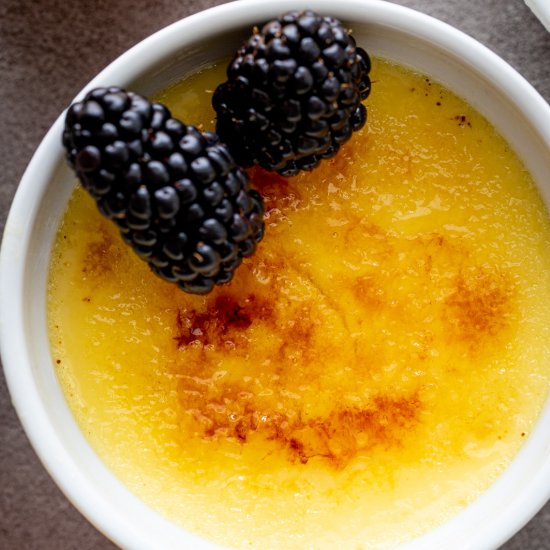 Orange Creme Brulee Instant Pot