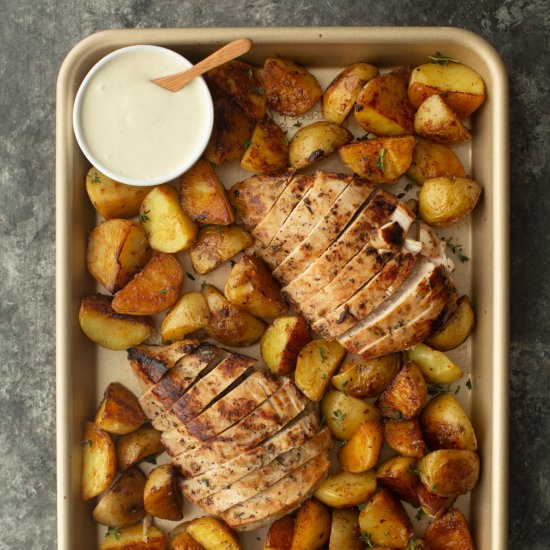 Sheet Pan Herb Chicken and Potatoes