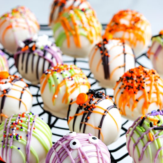 Halloween Cookie Dough Balls