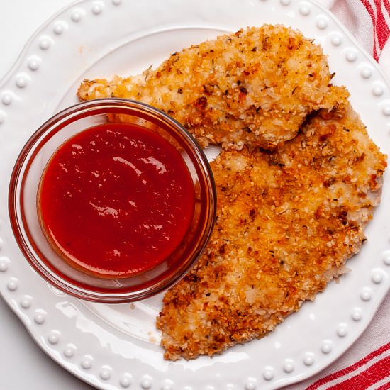 EASY Baked Panko Chicken