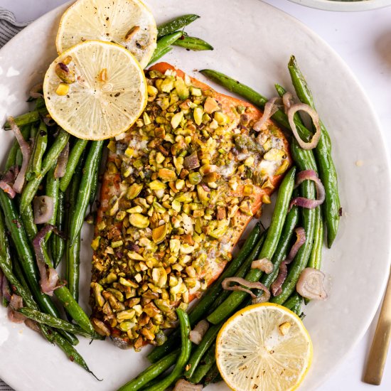 Pistachio Crusted Salmon