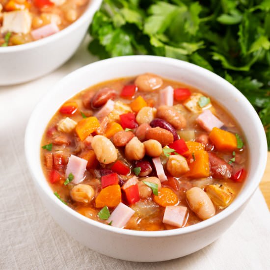 Mouthwatering 15 Bean Soup Recipe