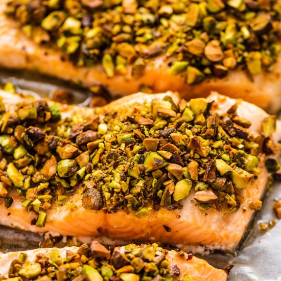 Pistachio Crusted Salmon