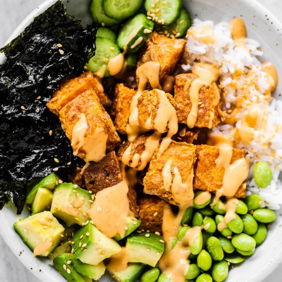 Sweet Potato Sushi Roll Bowl